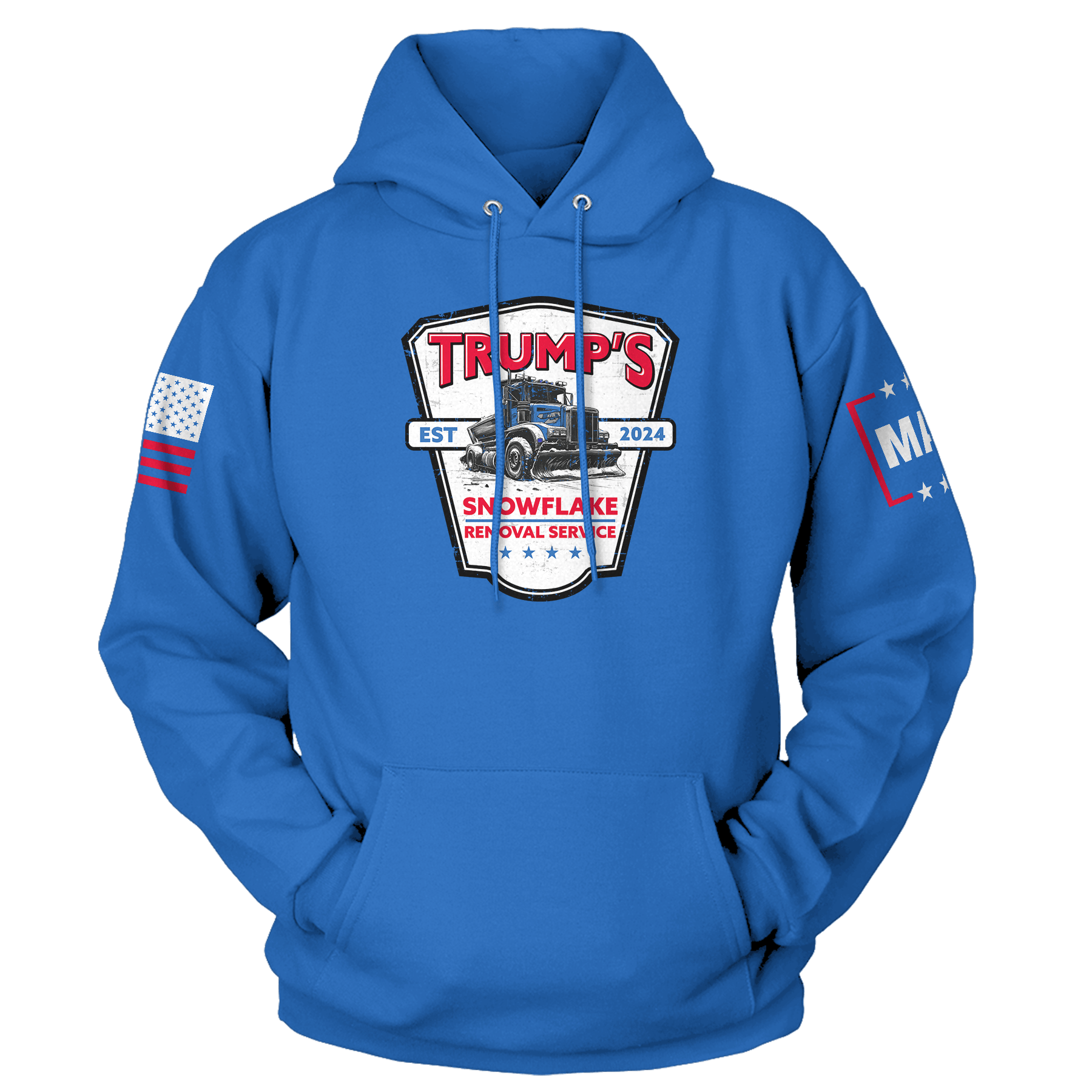 Royal / XS Trump's Snowflake Removal Hoodie maga trump