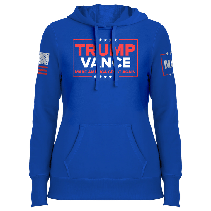 Royal / XS Trump Vance - MAGA Ladies Hoodie maga trump