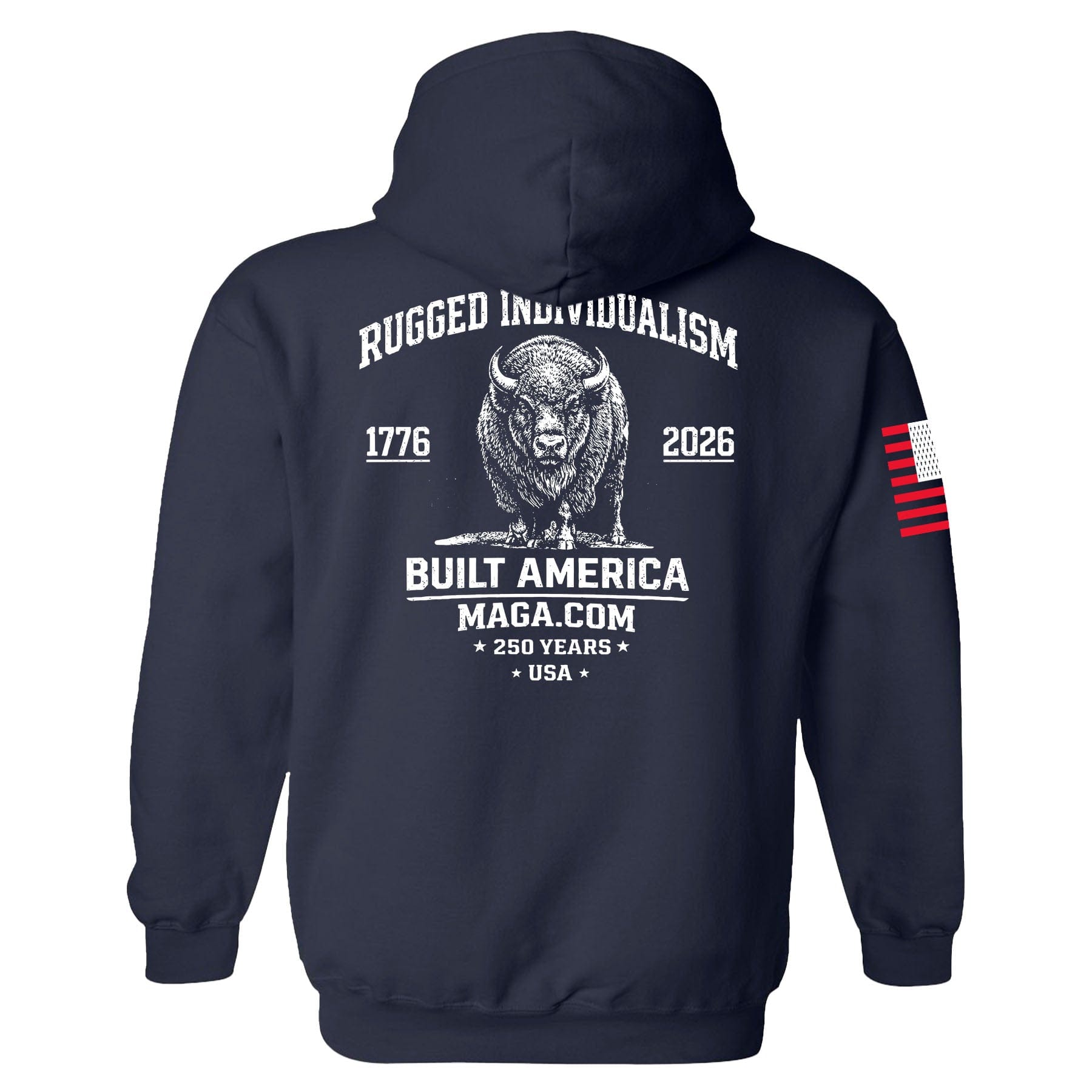 Rugged Individualism Hoodie maga trump