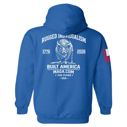 Rugged Individualism Hoodie maga trump