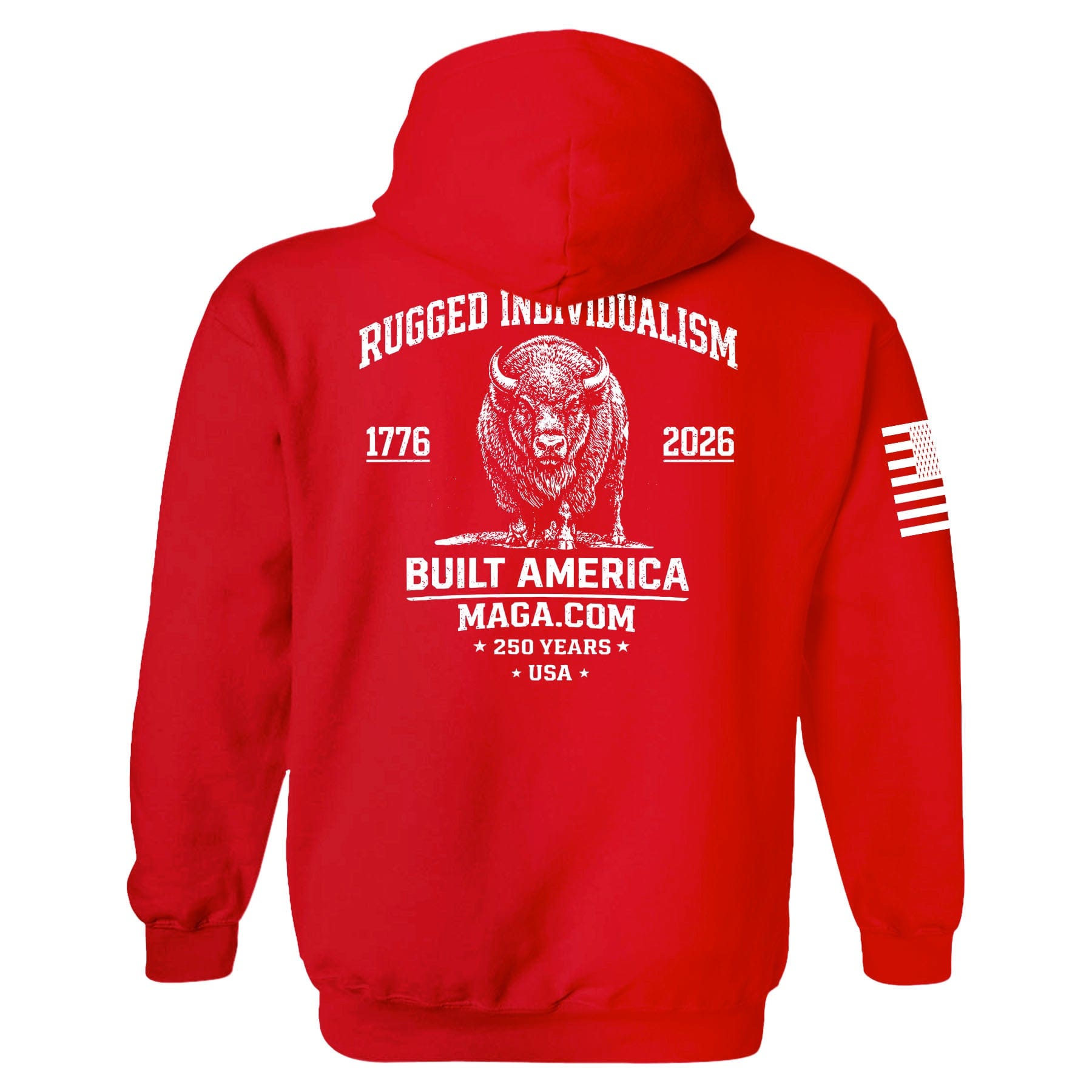 Rugged Individualism Hoodie maga trump