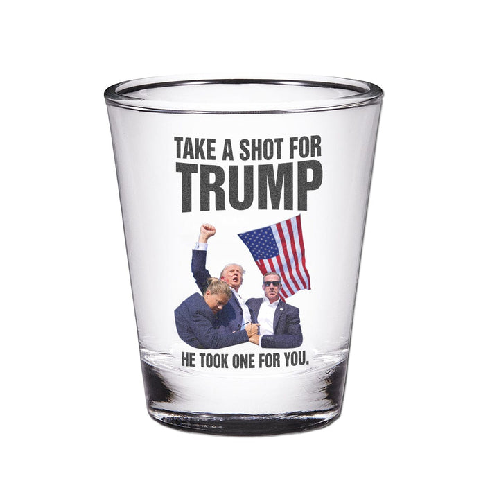 Shot For Trump - Shot Glass maga trump