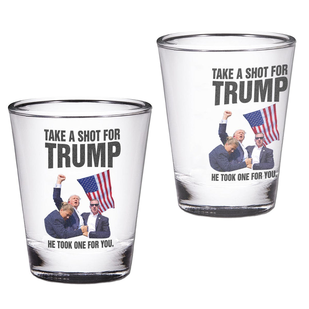 Shot For Trump - Shot Glass maga trump