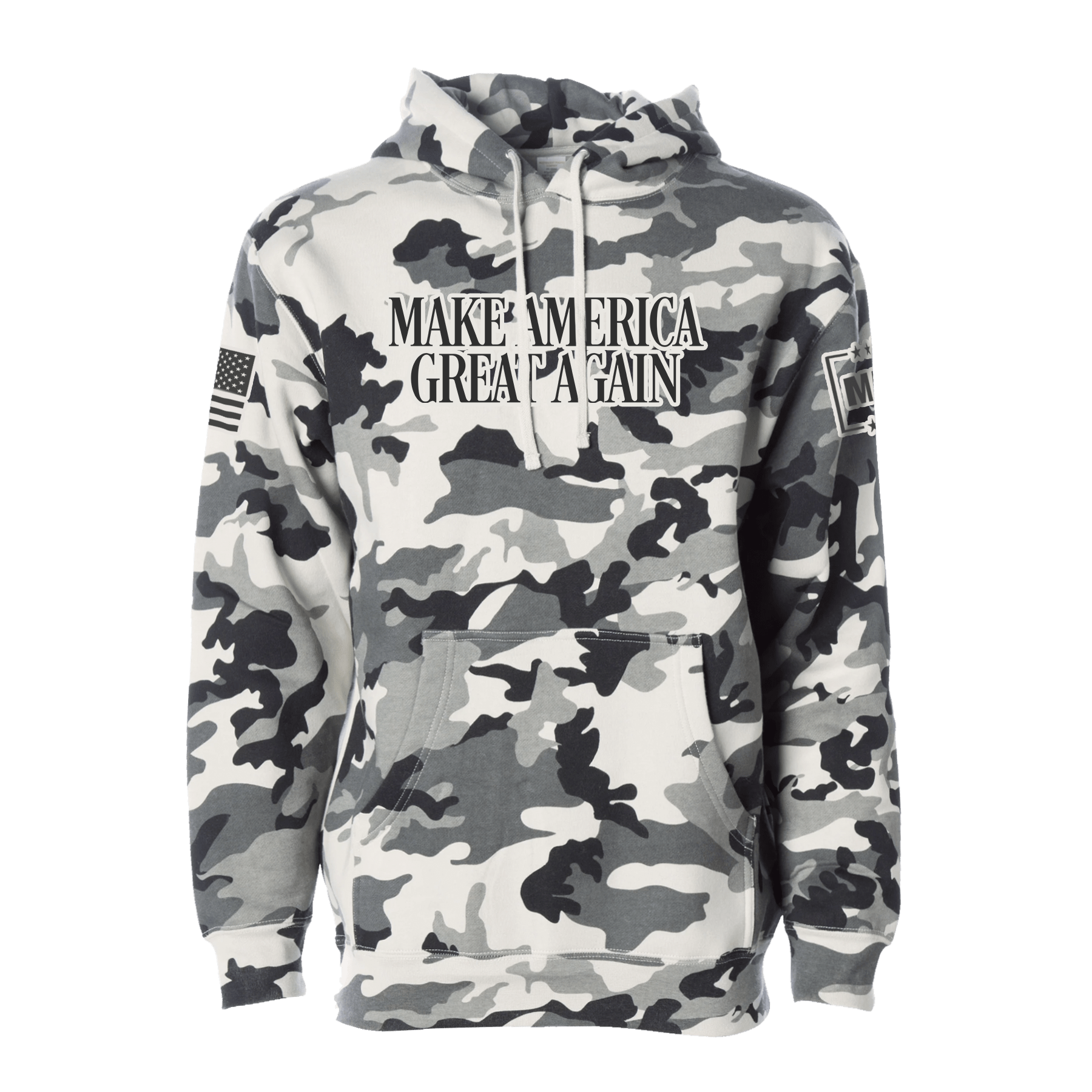 Snow Camo / XS Make America Great Again Camo Edition Hoodies maga trump