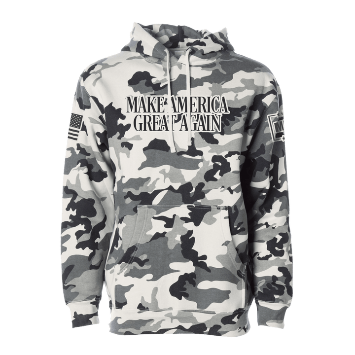 Snow Camo / XS Make America Great Again Camo Edition Hoodies maga trump