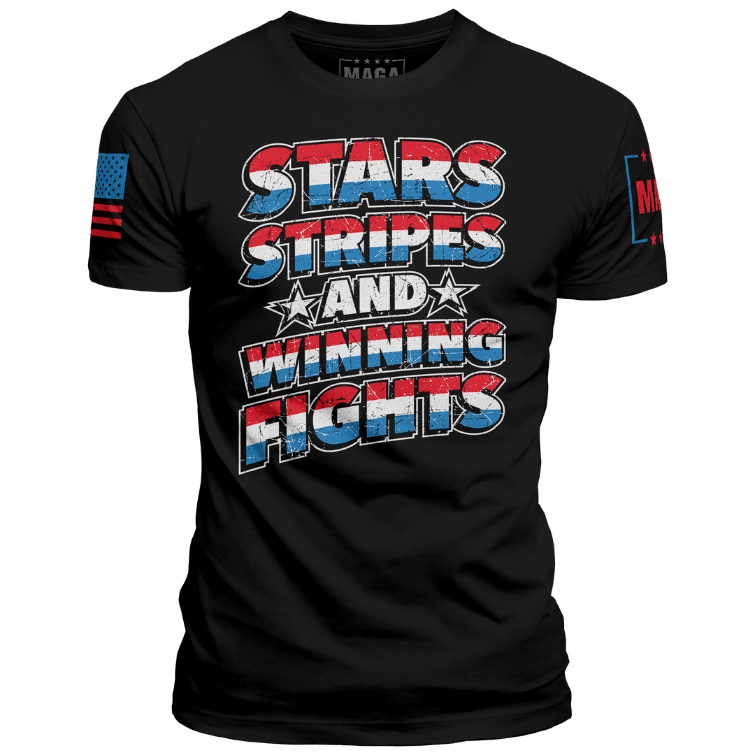 Stars Stripes And Winning Fights maga trump