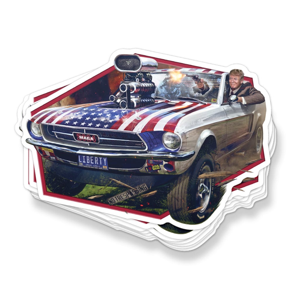 Sticker/Decal Trump Stang maga trump