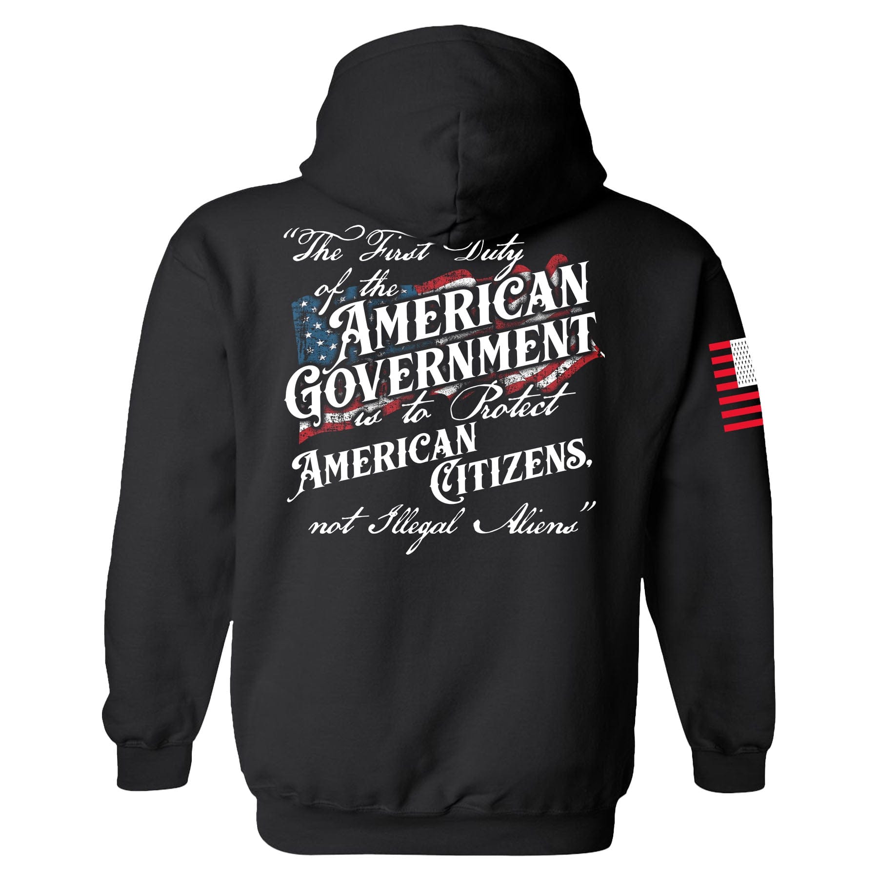 The First Duty of the American Government Hoodie maga trump