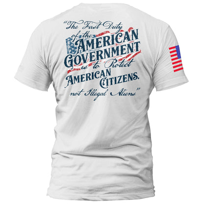 The First Duty of the American Government maga trump