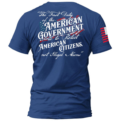 The First Duty of the American Government maga trump