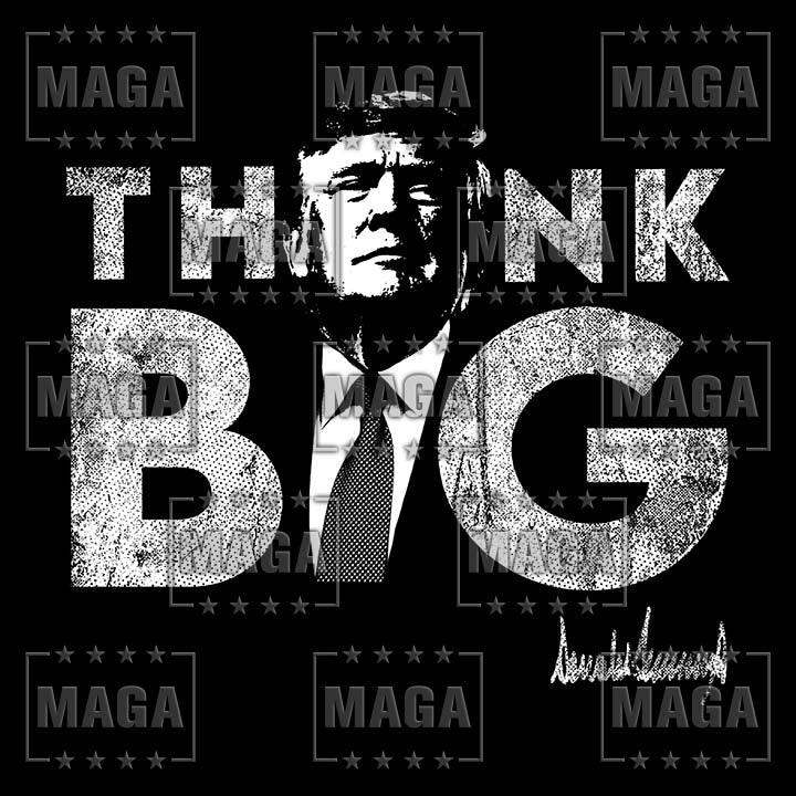 Think BIG Ladies Tee maga trump