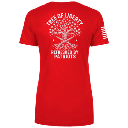 Tree of Liberty Ladies Tee maga trump