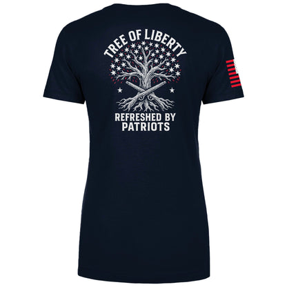 Tree of Liberty Ladies Tee maga trump