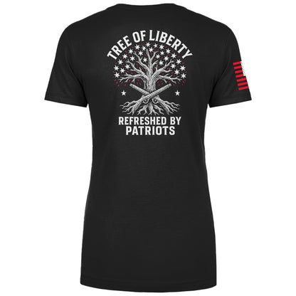 Tree of Liberty Ladies Tee maga trump