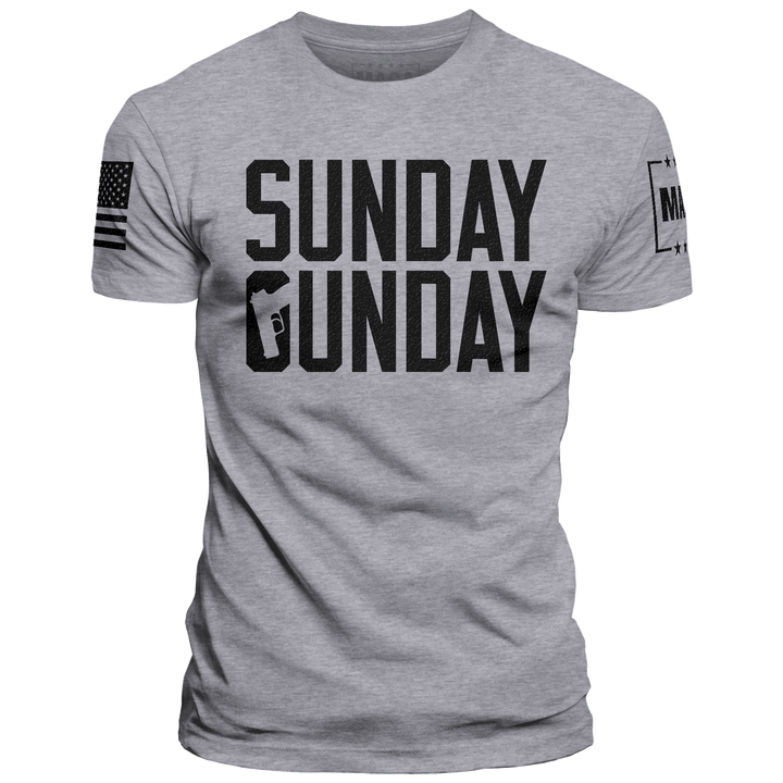 Triblend Shirt / Premium Heather / S Sunday Gunday maga trump