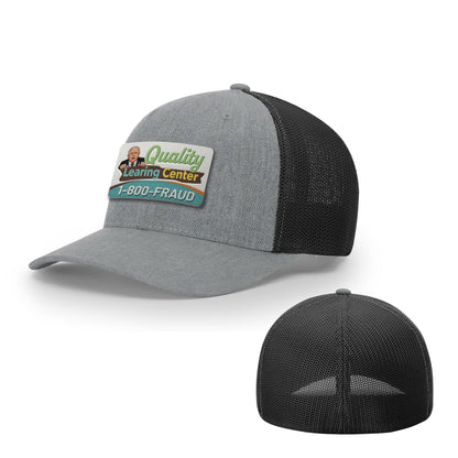 Trucker R-Flex / Heather Gray/Black / S/M Tim Walz's Quality Learning Center Flexfit Hat maga trump