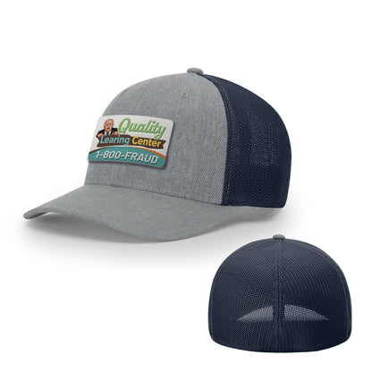 Trucker R-Flex / Heather Gray/Navy / S/M Tim Walz's Quality Learning Center Flexfit Hat maga trump