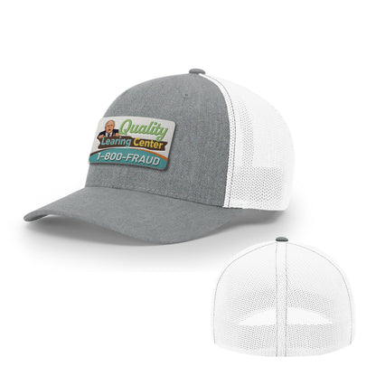 Trucker R-Flex / Heather Gray/White / S/M Tim Walz's Quality Learning Center Flexfit Hat maga trump