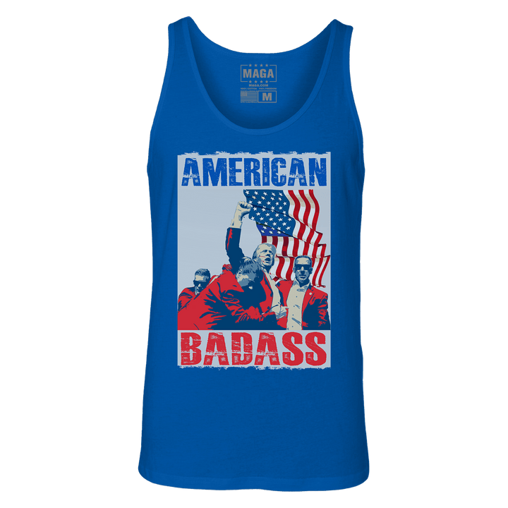 True Royal / XS American Badass Tank Top maga trump