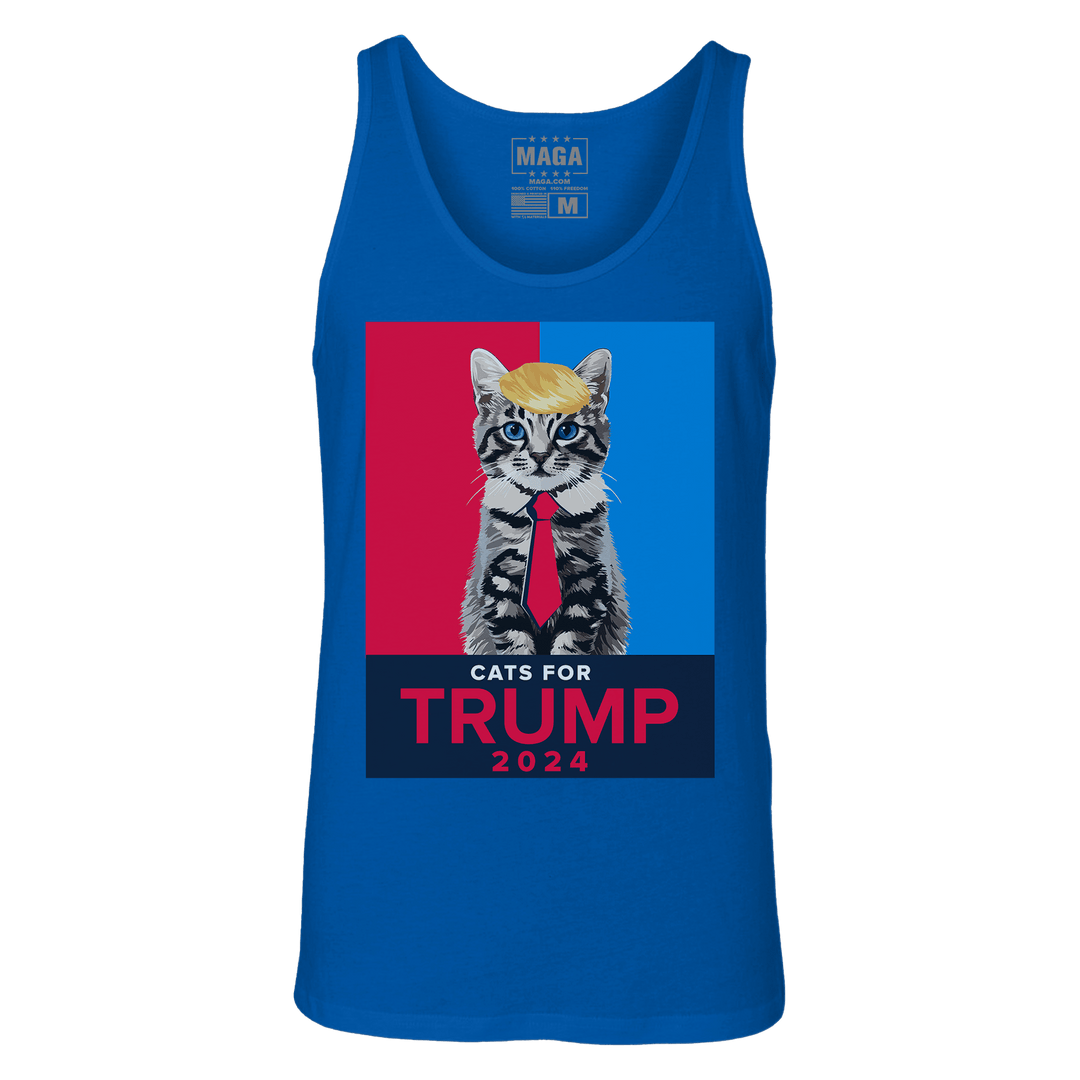 True Royal / XS Cats For Trump 2024 Tank Top maga trump