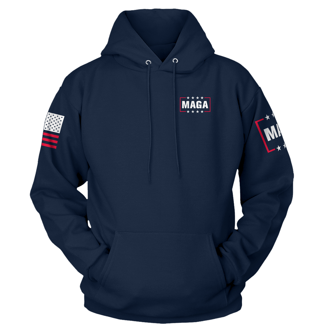 Trump Calls Us AMERICANS Hoodie maga trump