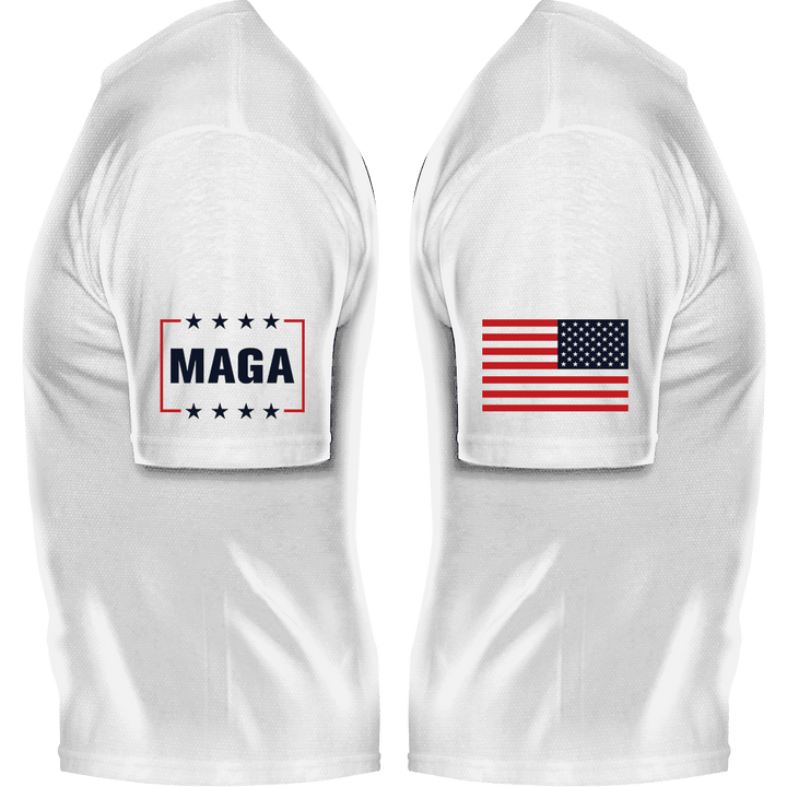 Trump Fight Iconic - USA Flag maga trump