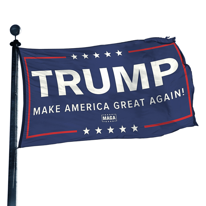 Trump: Make America Great Again Flag - Double Sided maga trump