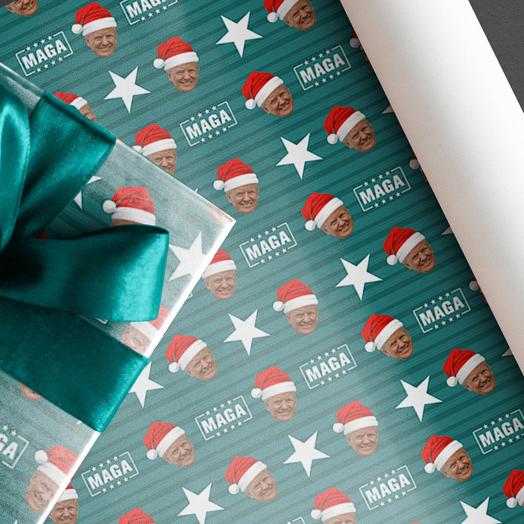 Trump Wrapping Paper 3 Pack Bundle maga trump