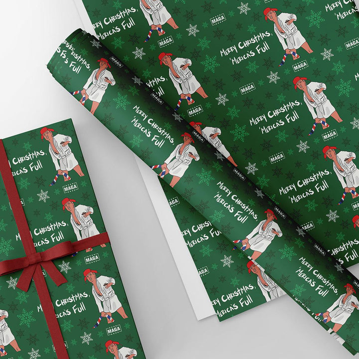 Trump Wrapping Paper 3 Pack Bundle maga trump