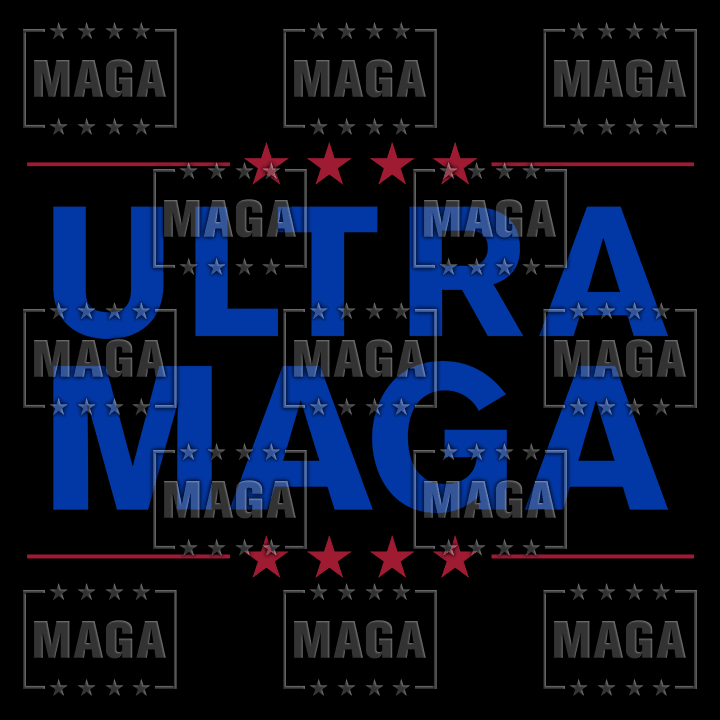 Ultra MAGA - Black maga trump