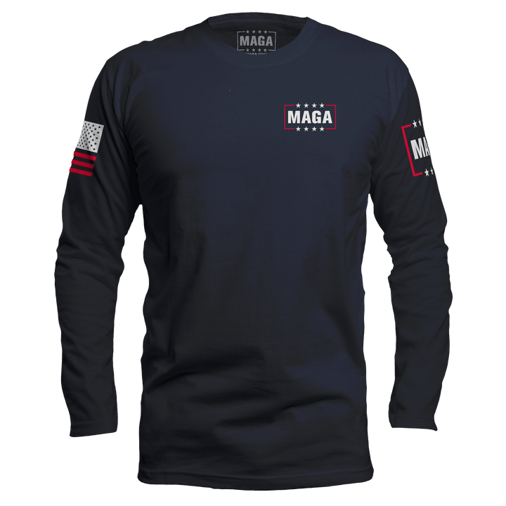 Unburdened by What Has Been 2 Long Sleeve maga trump