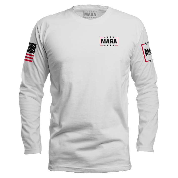 Unburdened by What Has Been 2 Long Sleeve maga trump