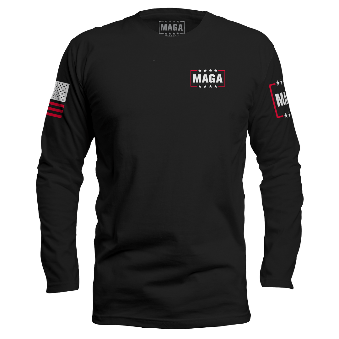 Unburdened by What Has Been 2 Long Sleeve maga trump