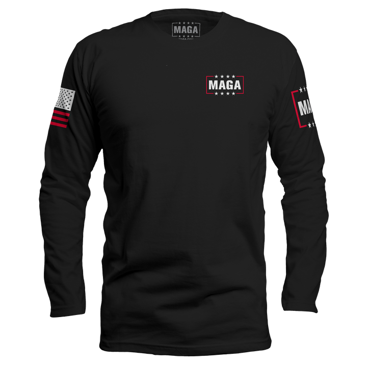 Unburdened by What Has Been 2 Long Sleeve maga trump