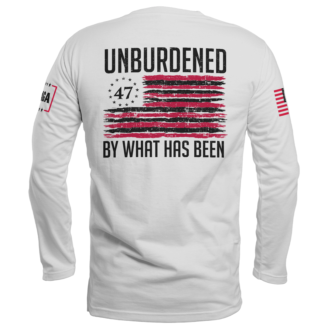 Unburdened by What Has Been 2 Long Sleeve maga trump