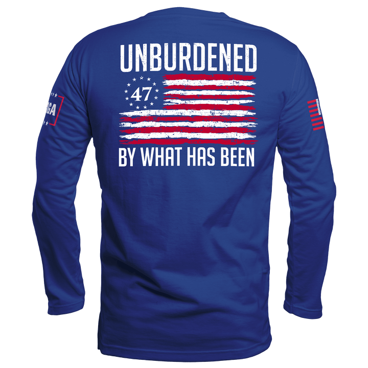 Unburdened by What Has Been 2 Long Sleeve maga trump