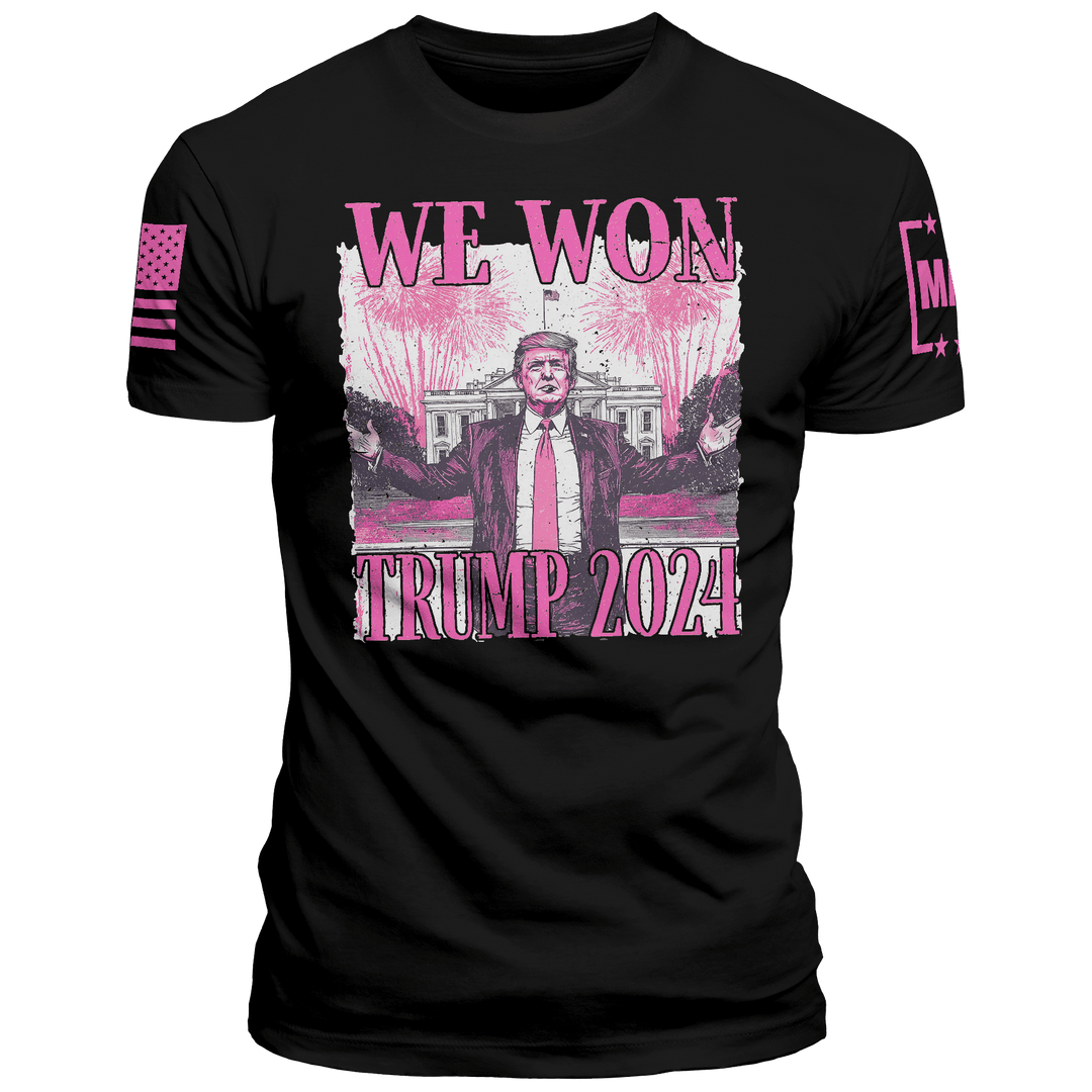 Unisex Shirt / Black / XS WE WON TRUMP 2024 maga trump