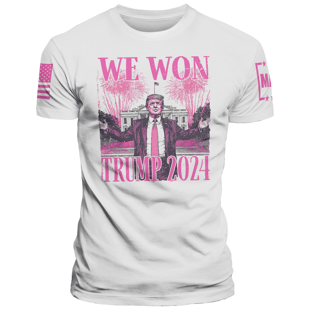 Unisex Shirt / White / XS WE WON TRUMP 2024 maga trump