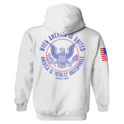 When America is United Hoodie maga trump