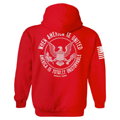 When America is United Hoodie maga trump