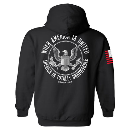 When America is United Hoodie maga trump