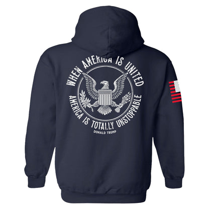 When America is United Hoodie maga trump