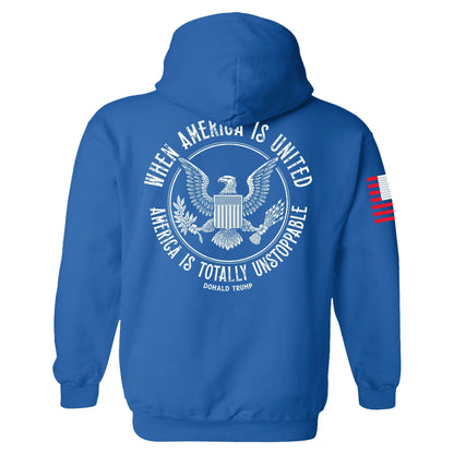 When America is United Hoodie maga trump