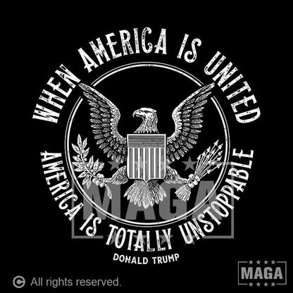 When America is United maga trump