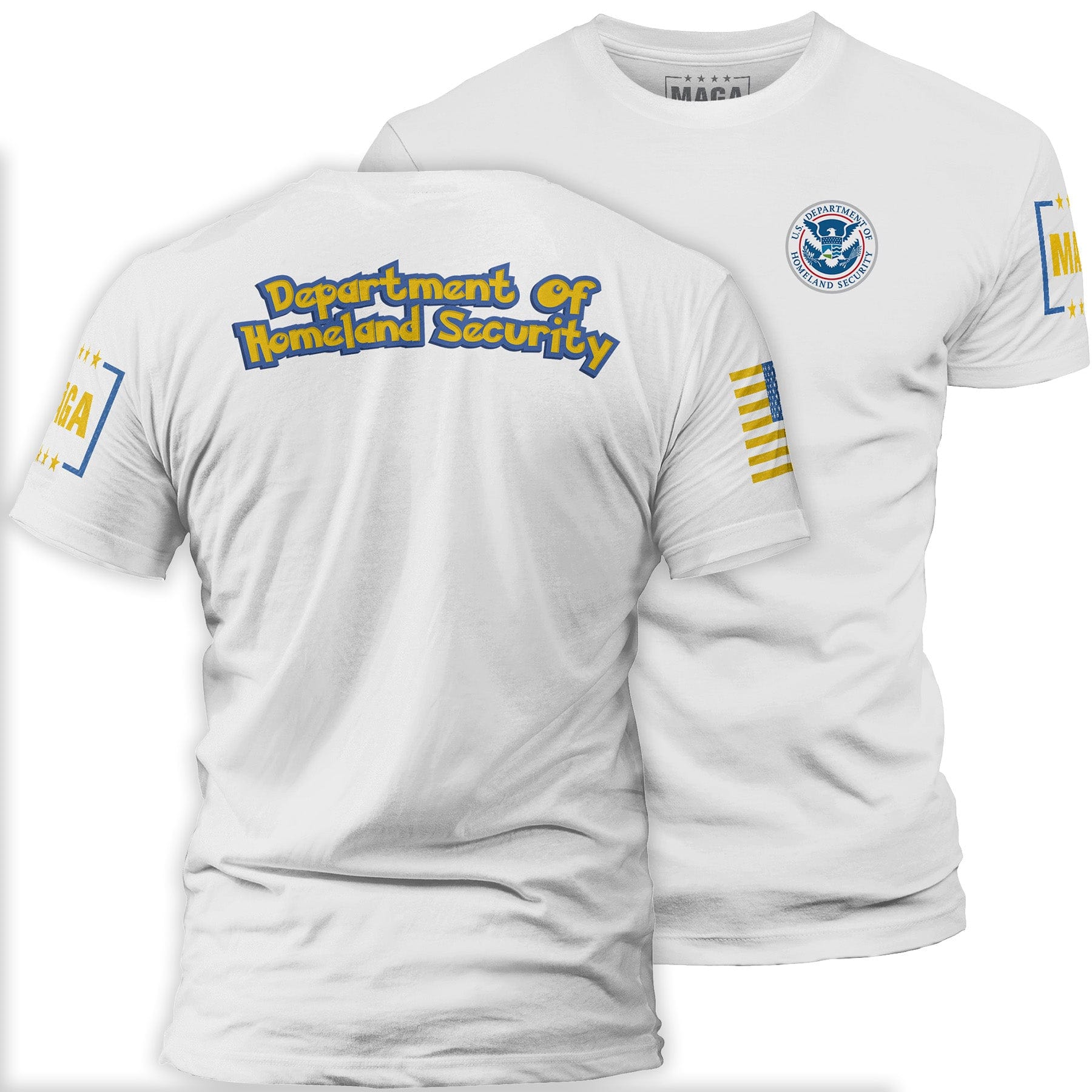 White / S Department of Homeland Security maga trump