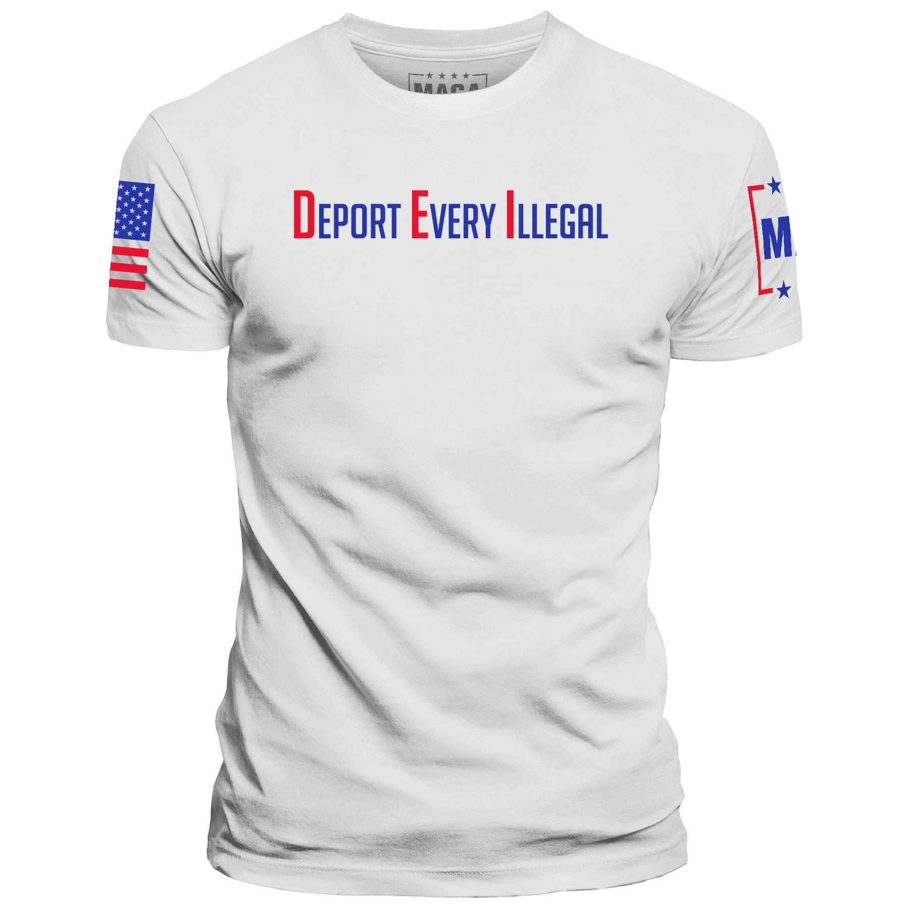 White / S Deport Every Illegal maga trump