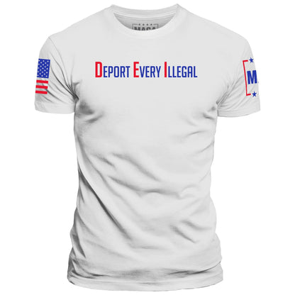White / S Deport Every Illegal maga trump