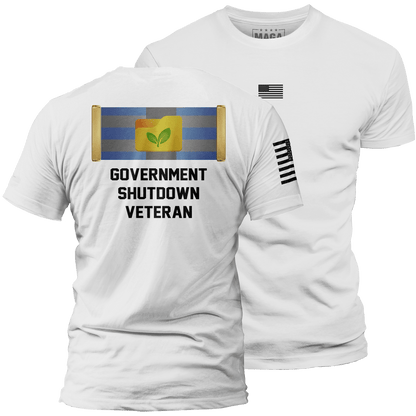 White / S Government Shutdown Veteran maga trump