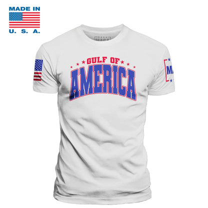 White / S Gulf of America Made in the USA maga trump