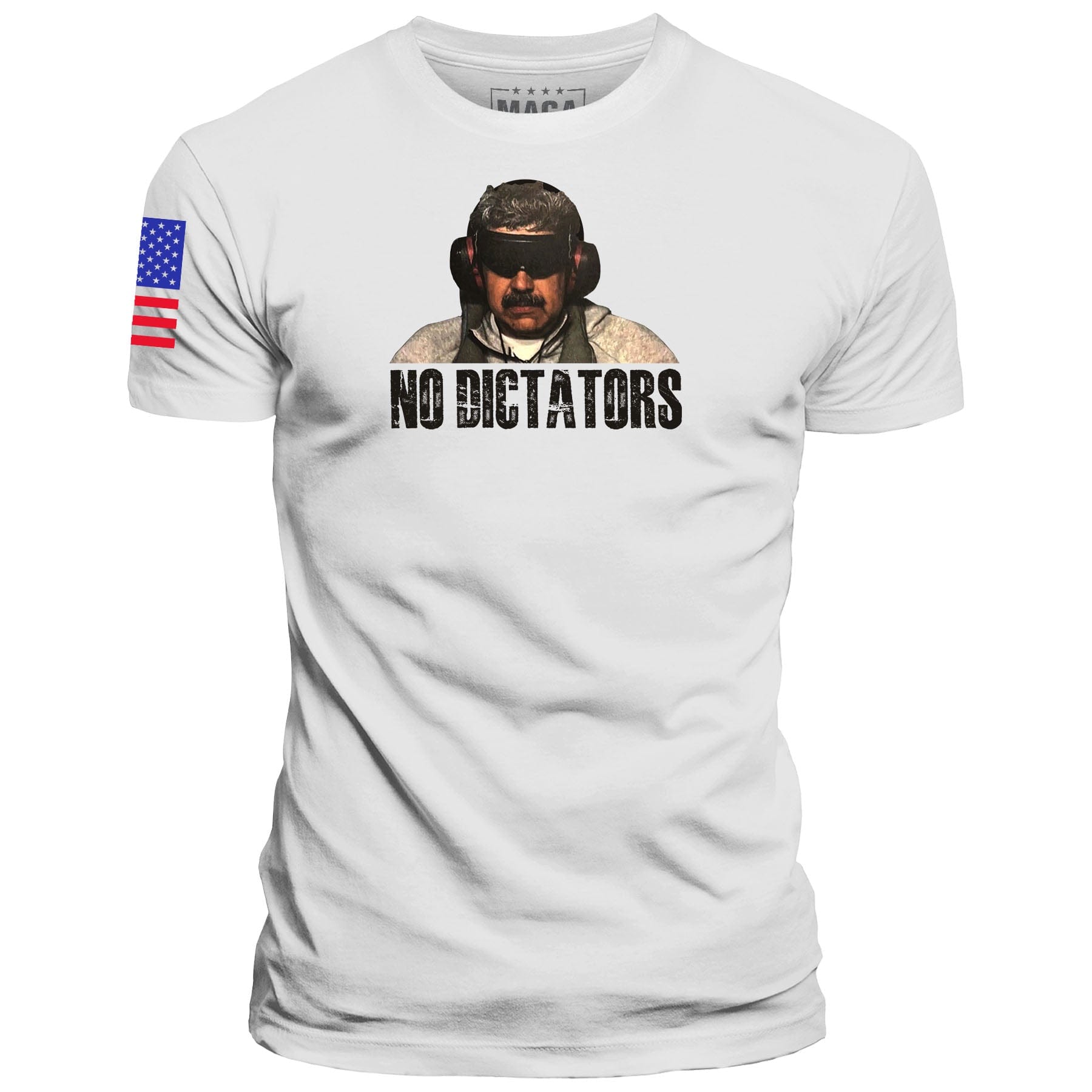 White / S No Dictator maga trump